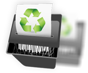 mail shredding or recycling